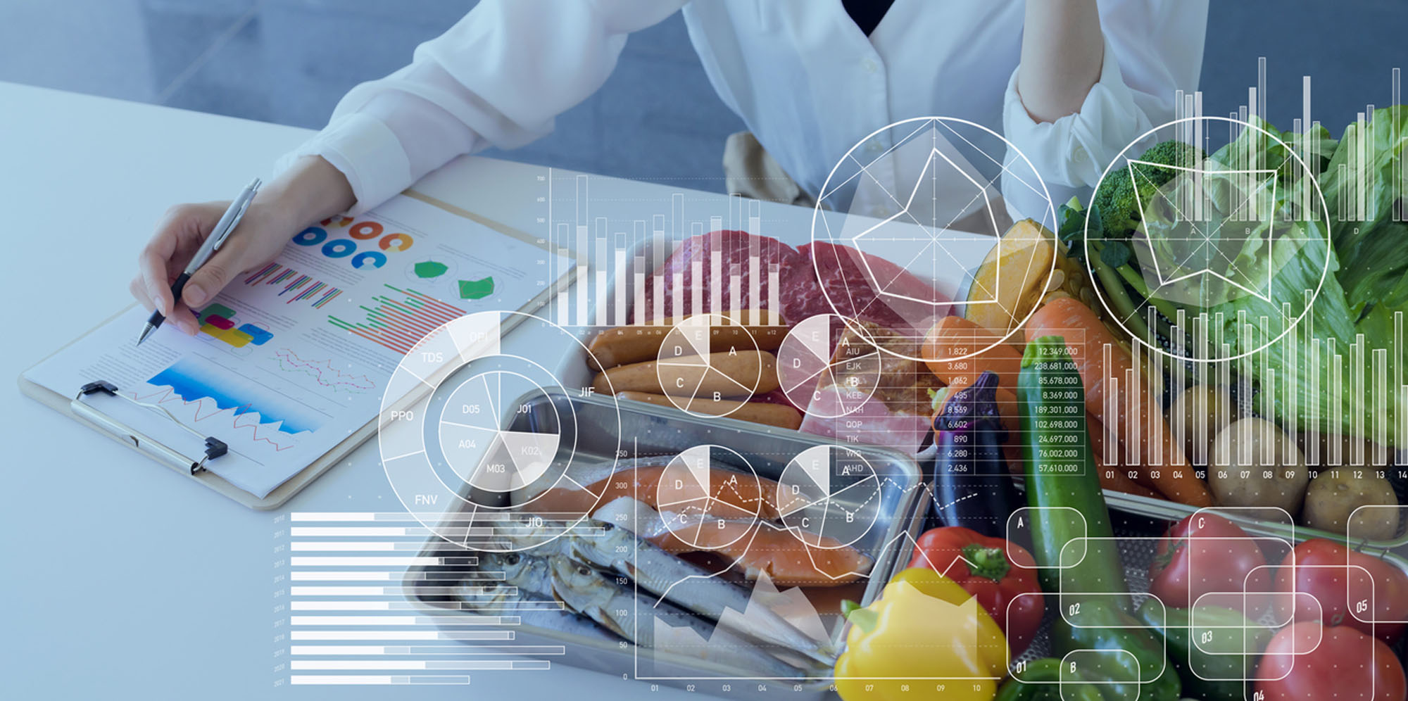 栄養指導している様子